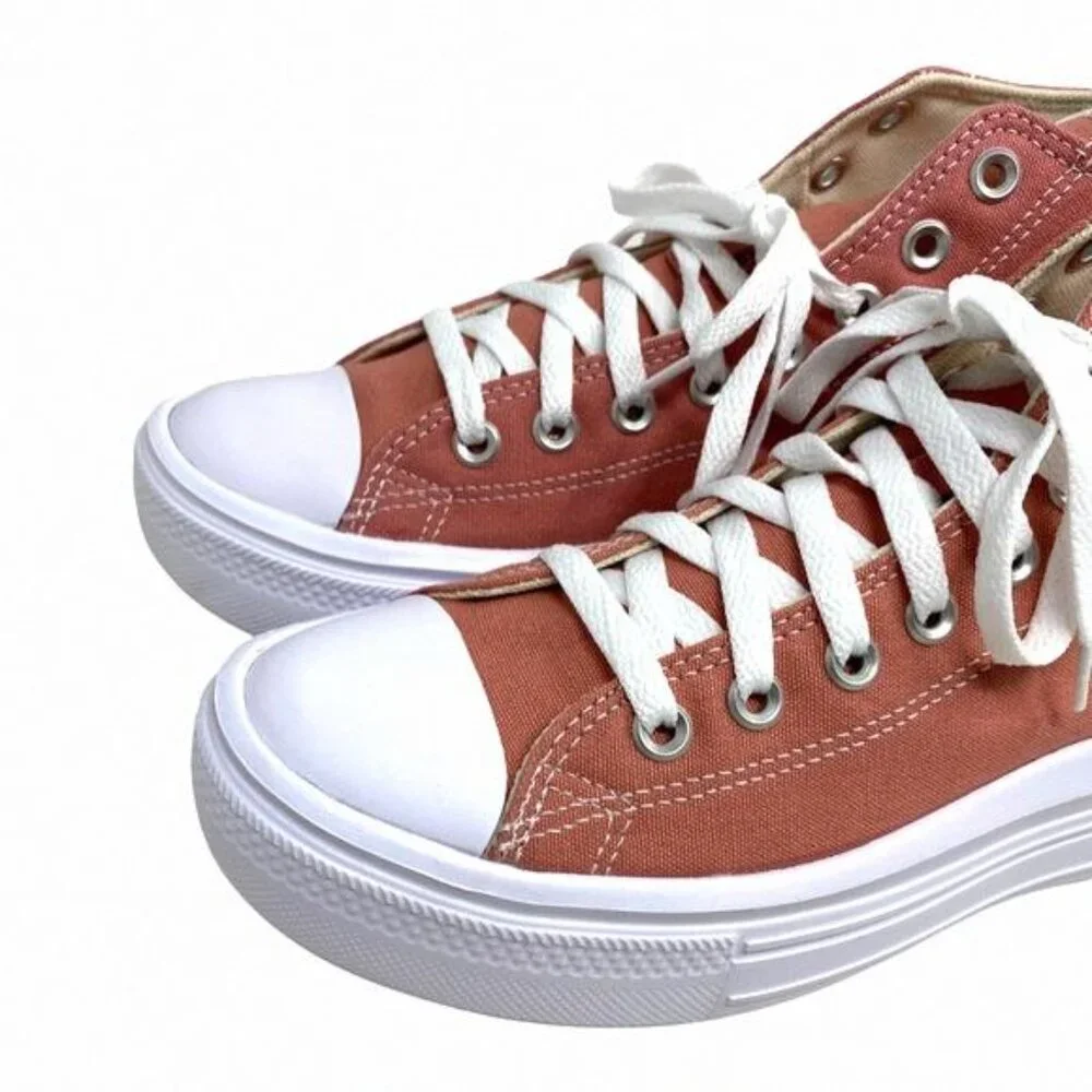Converse Chuck Taylor Move Platform Sneakers Ritual Rose A06136C Women Canvas Hi